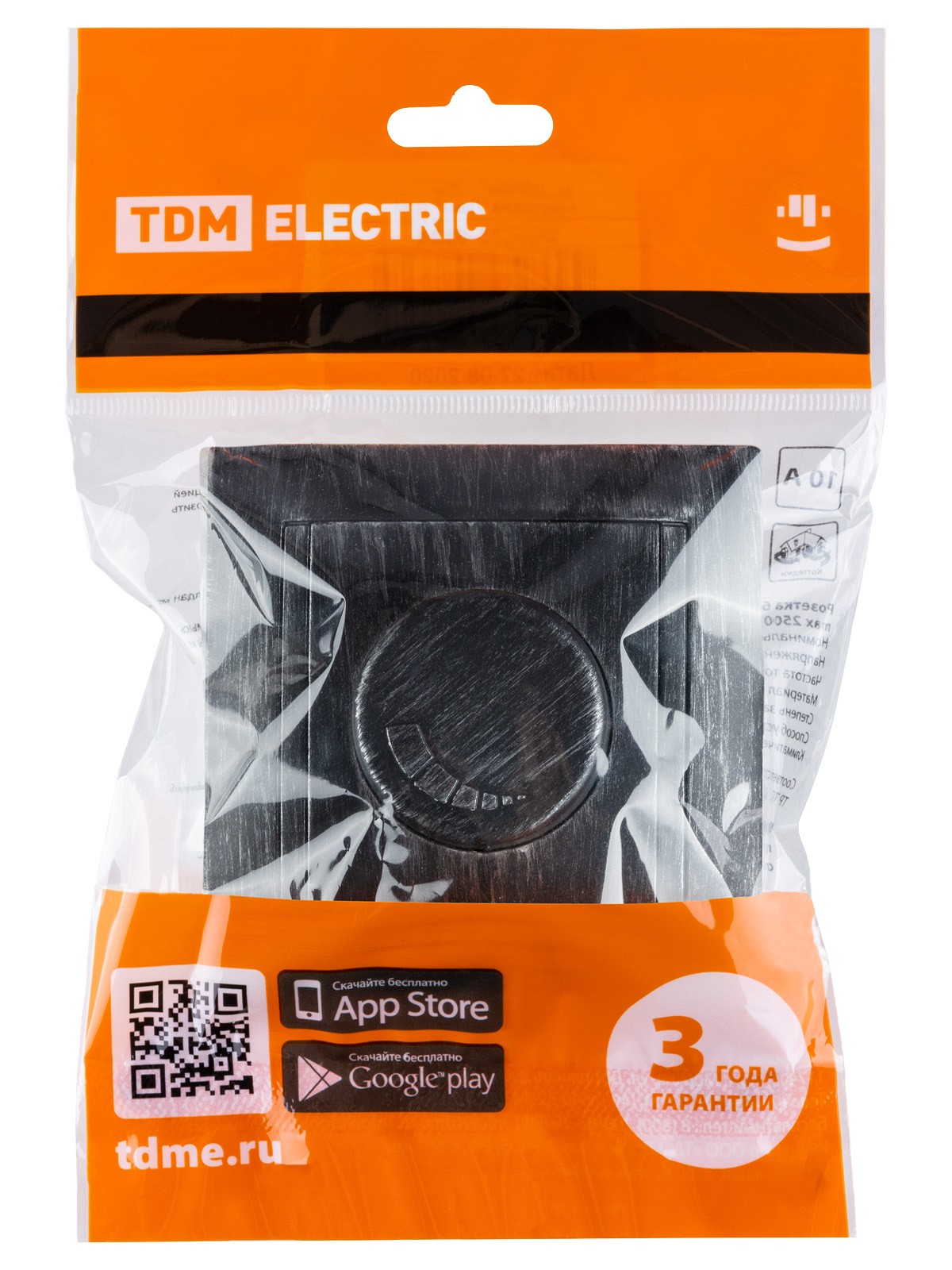 Диммер СЭПп RL 300 Вт старинное серебро Лама TDM — изображение 5