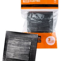 Выключатель 1кл. проходной 10А старинное серебро Лама TDM