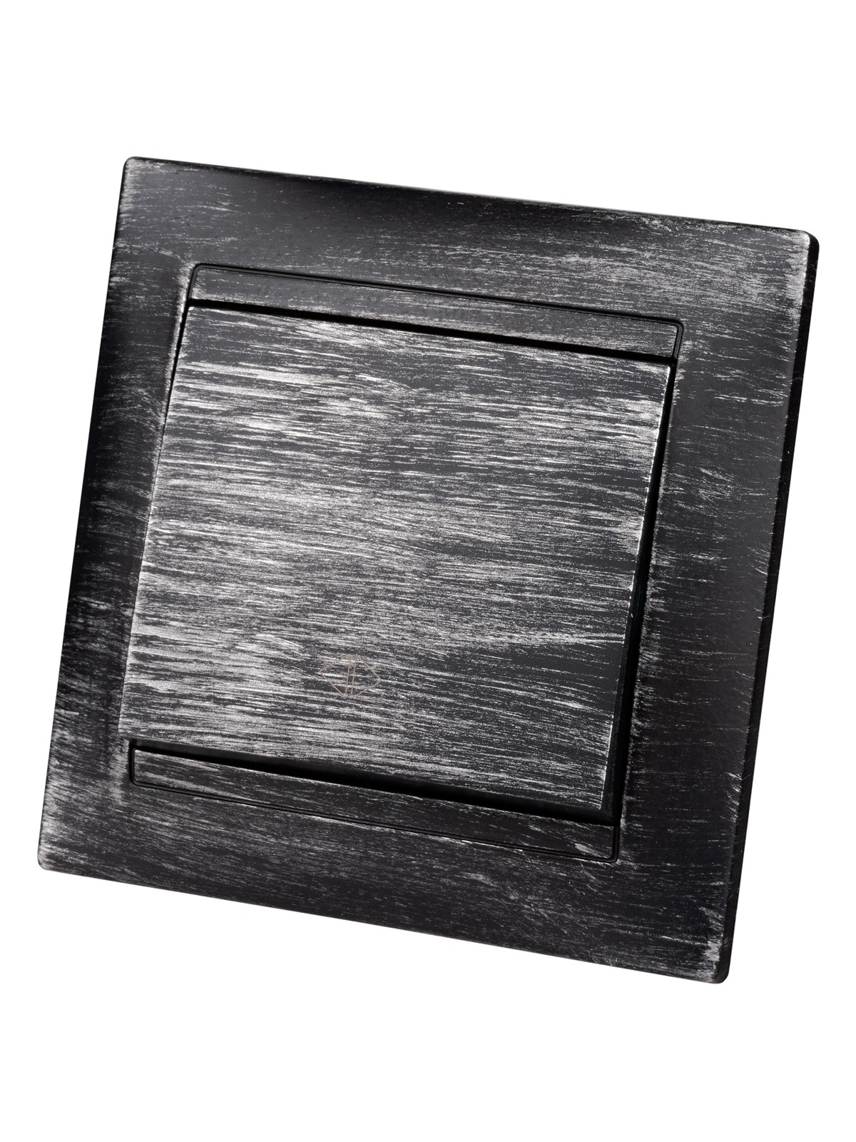 Выключатель 1кл. проходной 10А старинное серебро Лама TDM — изображение 2