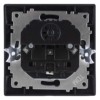 Розетка 2П+З 16А 250В + 2 USB порта 2,1А 5В графит "Лама" TDM