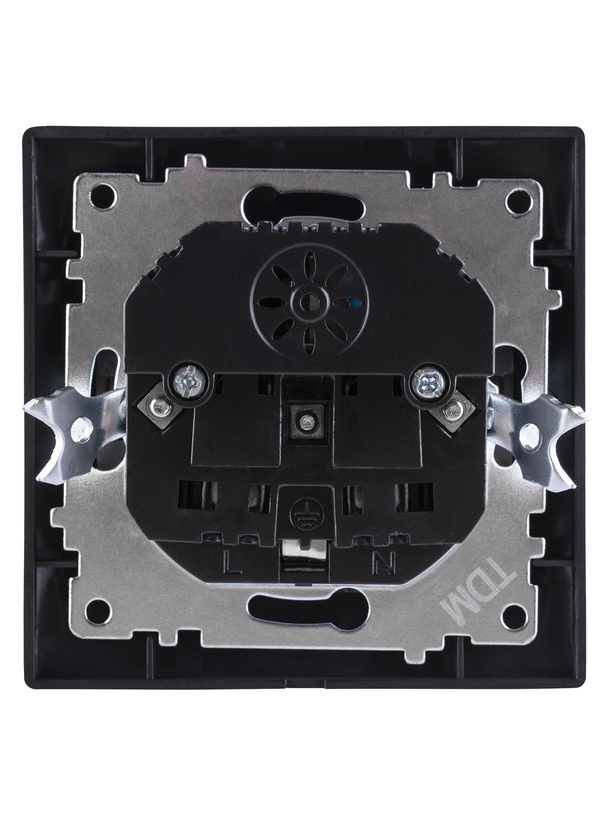 Розетка 2П+З 16А 250В + 2 USB порта 2,1А 5В графит "Лама" TDM — изображение 4