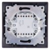 Выключатель 2кл. 10А старинное серебро Лама TDM