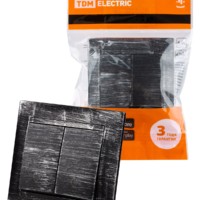 Выключатель 2кл. проходной 10А старинное серебро Лама TDM