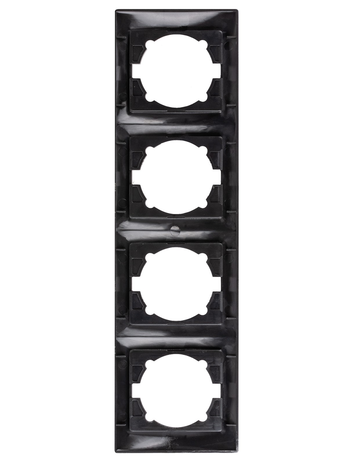 Рамка 4-х постовая вертикальная старинное серебро "Лама" TDM — изображение 4