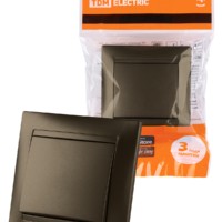 Выключатель 1кл. 10А бронза Лама TDM