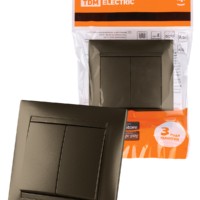 Выключатель 2кл. 10А бронза Лама TDM