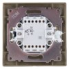 Выключатель 2кл. с подсветкой 10А бронза Лама TDM