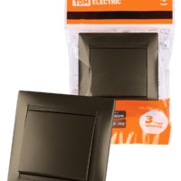 Выключатель 1кл. проходной 10А бронза Лама TDM