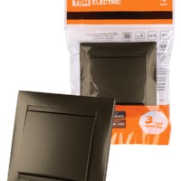 Кнопка звонковая 6А бронза “Лама” TDM