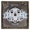 Розетка 2П+З 16А 250В с защ. шт. бронза "Лама" TDM
