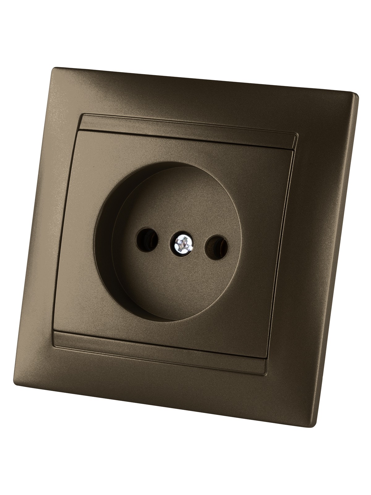 Розетка 2П 10А 250В бронза "Лама" TDM — изображение 2