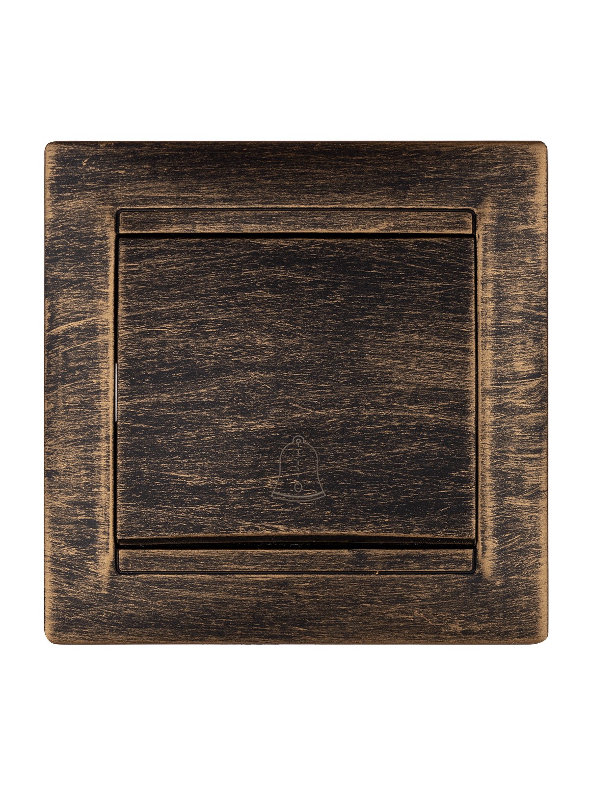 Кнопка звонковая 6А старинная бронза "Лама" TDM — изображение 3