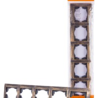 Рамка 5-ти постовая горизонтальная старинная бронза “Лама” TDM