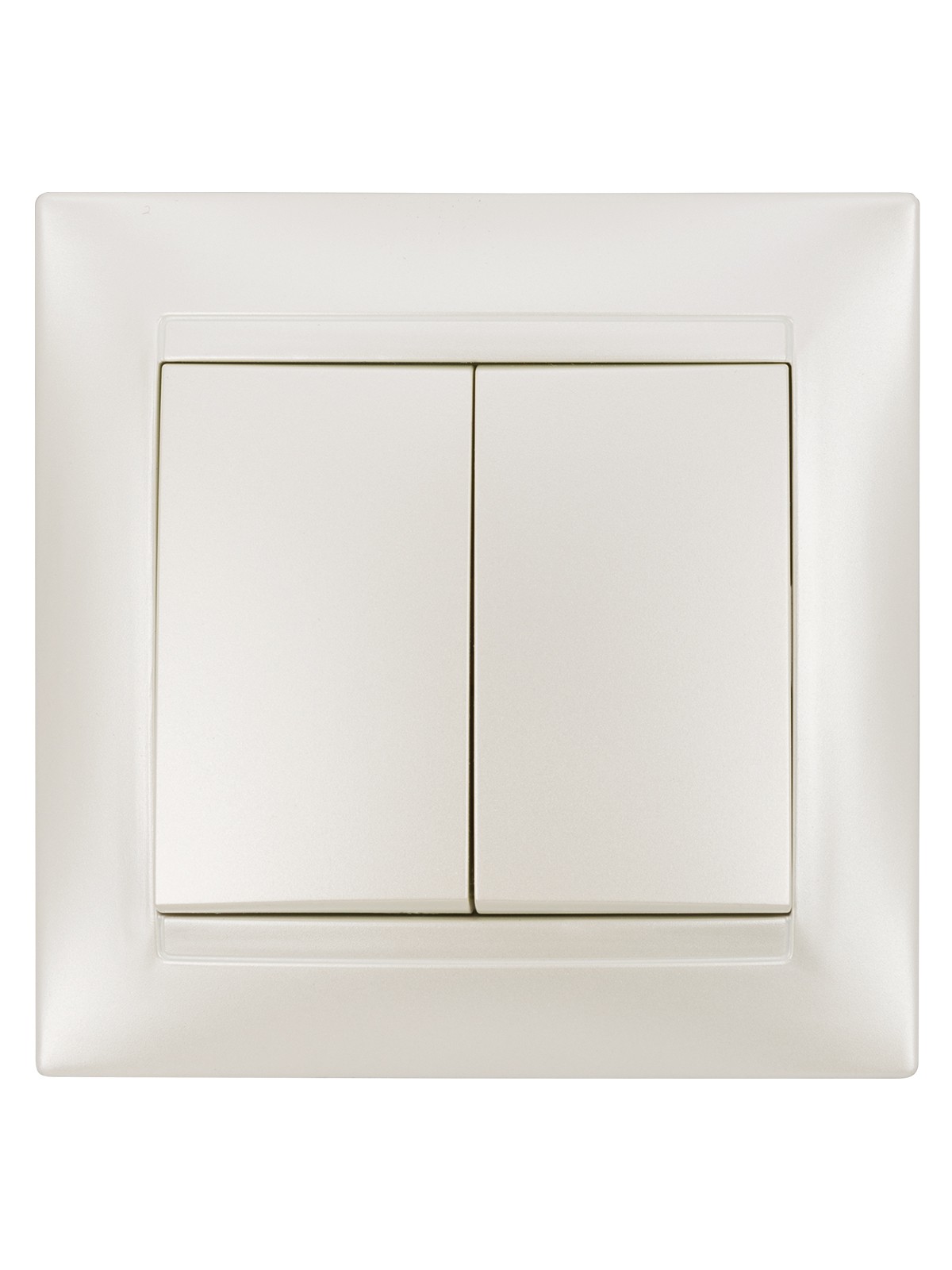 Выключатель 2кл. 10А перламутр Лама TDM — изображение 3