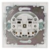 Розетка 2П+З 16А 250В с защитными шторками  перламутр "Лама" TDM
