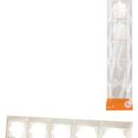 Рамка 5-ти постовая горизонтальная перламутр “Лама” TDM