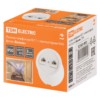 Розетка ТФ RJ11 + ПК RJ45 белая «Болонь» TDM
