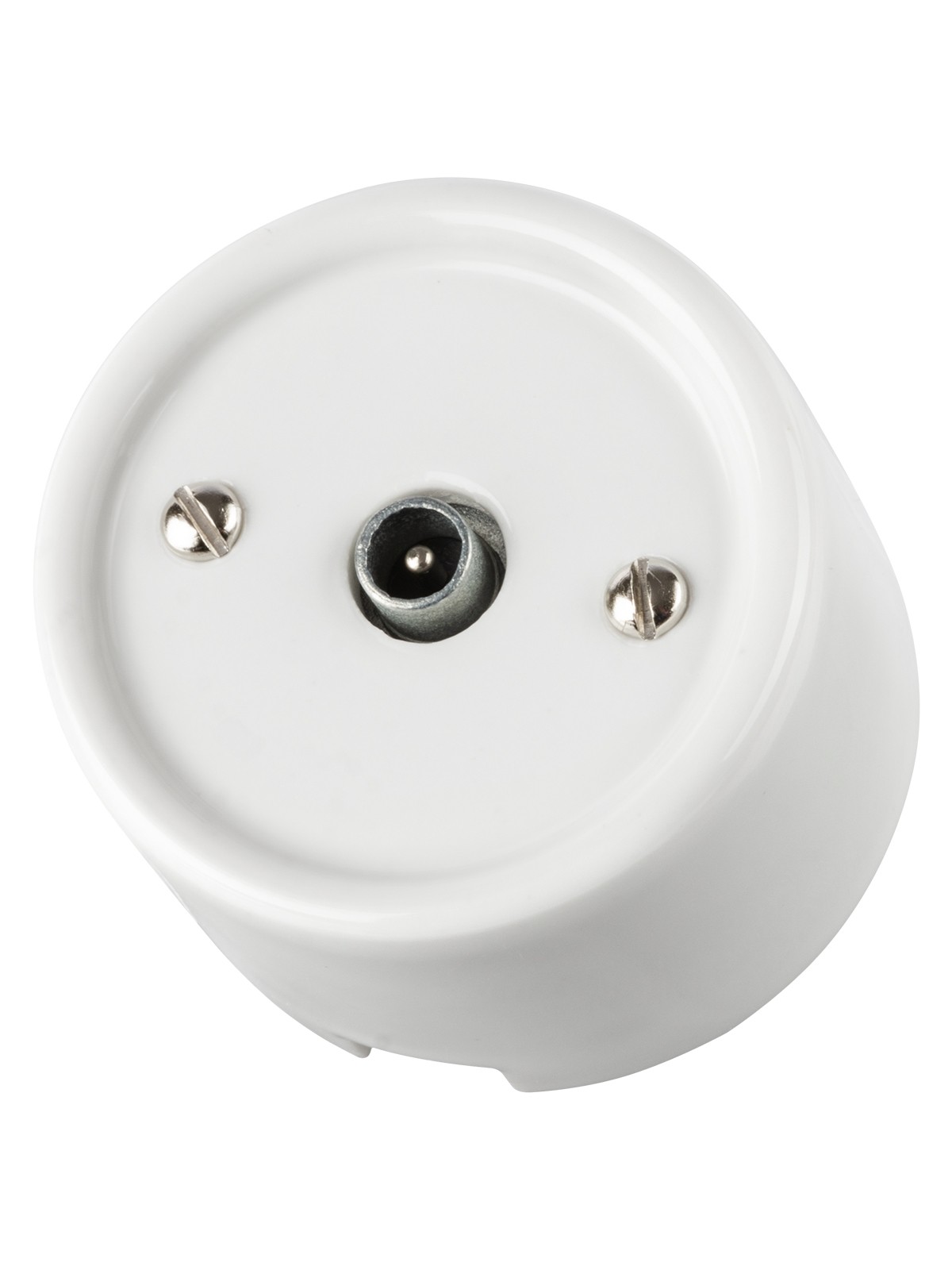 Розетка ТВ оконечная белая «Болонь» TDM — изображение 2