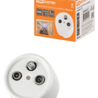 Розетка ТВ+R+ SAT оконечная белая «Болонь» TDM