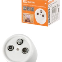 Розетка ТВ+R+ SAT проходная белая «Болонь» TDM