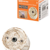 Розетка ТВ оконечнаямраморная «Болонь» TDM