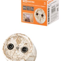 Розетка ТВ+R оконечнаямраморная «Болонь» TDM