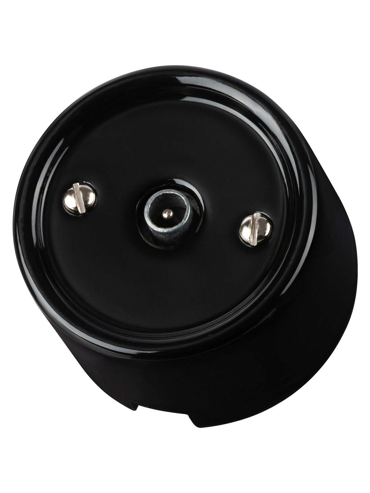 Розетка ТВ проходная черная «Болонь» TDM — изображение 2