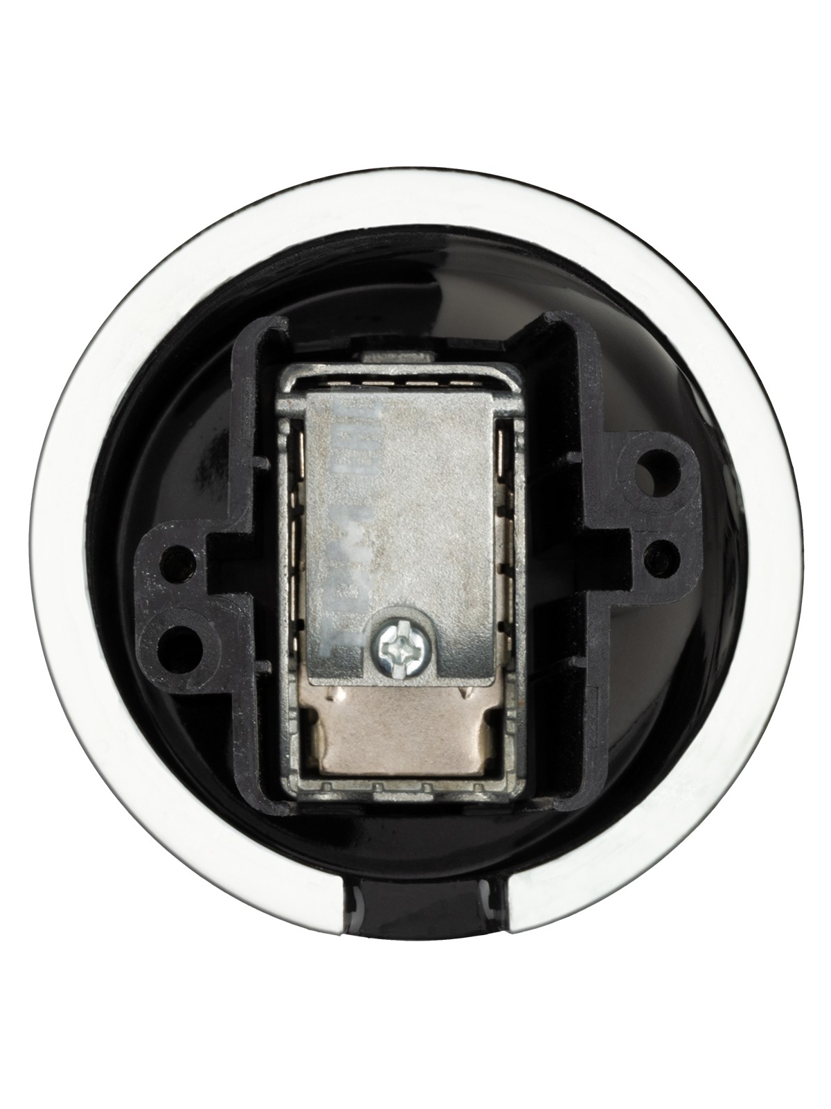 Розетка ТВ проходная черная «Болонь» TDM — изображение 5