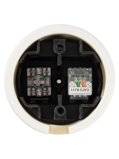 Розетка ТФ RJ11 + ПК RJ45 сл. кость «Болонь» TDM — изображение 5