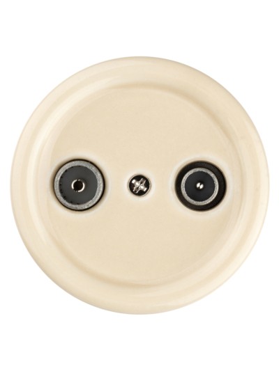 Розетка ТВ+R оконечная сл. кость «Болонь» TDM — изображение 3