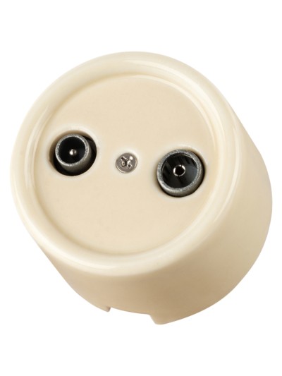 Розетка ТВ+R оконечная сл. кость «Болонь» TDM — изображение 2