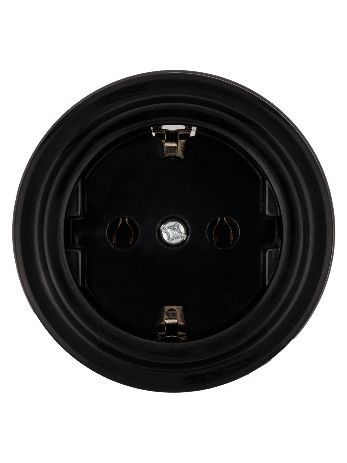 Розетка 2П+З 16А 250В черная «Виви» TDM — изображение 3