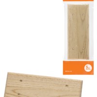 Накладка на бревно деревянная универсальная НБУ 1Пх3 260 мм, сосна TDM