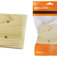 Накладка на бревно деревянная универсальная НБУ 1П 95х95 мм, сосна TDM