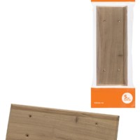 Накладка на бревно деревянная универсальная НБУ 1Пх3 240 мм, под покраску TDM