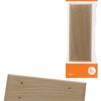 Накладка на бревно деревянная универсальная НБУ 1Пх3 280 мм, под покраску TDM