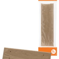 Накладка на бревно деревянная универсальная НБУ 1Пх4 260 мм, под покраску TDM