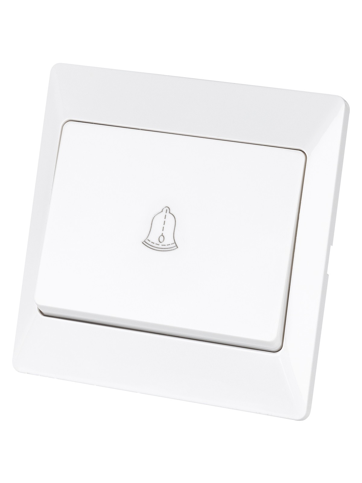 Кнопка для звонка белая "Ильмень" TDM — изображение 2