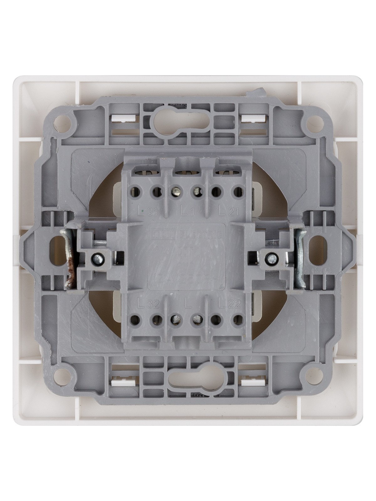 Кнопка для звонка белая "Ильмень" TDM — изображение 4