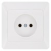 Розетка 2П 10А 250В белая "Ильмень" TDM