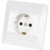 Розетка 2П+З 16А 250В белая "Ильмень" TDM