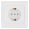 Розетка 2П+З с защ. шт. 16А 250В белая "Ильмень" TDM