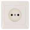 Розетка 2П 10А 250В сл. кость "Ильмень" TDM