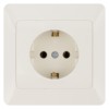 Розетка 2П+З 16А 250В сл. кость "Ильмень" TDM