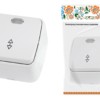 Выключатель 2кл. ОУ с подсветкой IP20 10А белый Дача Народная