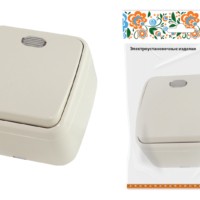 Розетка ПК RJ-45 ОУ IP20, белая “Дача” Народная