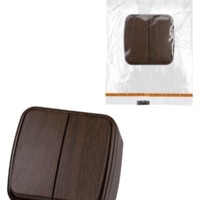 Выключатель 1кл. ОУ IP20 10А венге Дача Народная