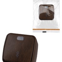 Выключатель 2кл. ОУ с подсветкой IP20 10А венге Дача Народная