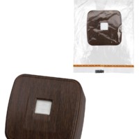 Розетка 2П+З открытой установки IP20 16А, венге “Дача” Народная