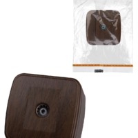 Розетка 2П открытой установки IP20 10А, венге “Дача” Народная